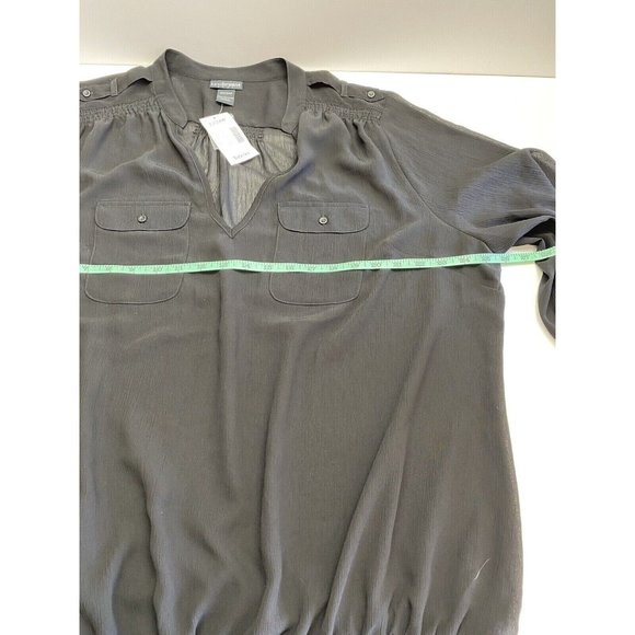 Lane Bryant Woman's Blouse, Size 22/24W, Black Polyester Sheer Shirt , NWT - Picture 3 of 10